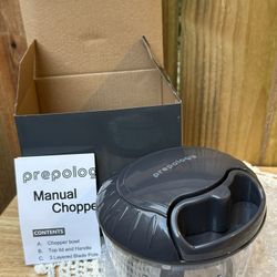 Brand new Prepology Manual Chopper W/Gift Box & manual QVC 
