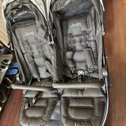 Like- New Jeep Double Stroller – Never Used!