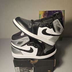 Size 13c - Kids Silver Toes Jordan 1's - $100