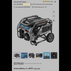Hart generator 3600w ul