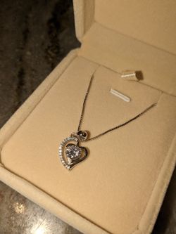 Women's Silver .925 Heart Necklace