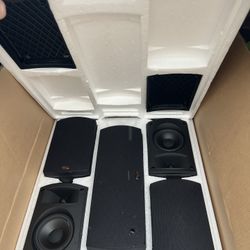 Klipsch Quartet Micro Theater NIB 5 Speaker System 