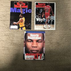 MJ / Tyson/ Magic  Sports Illustrated