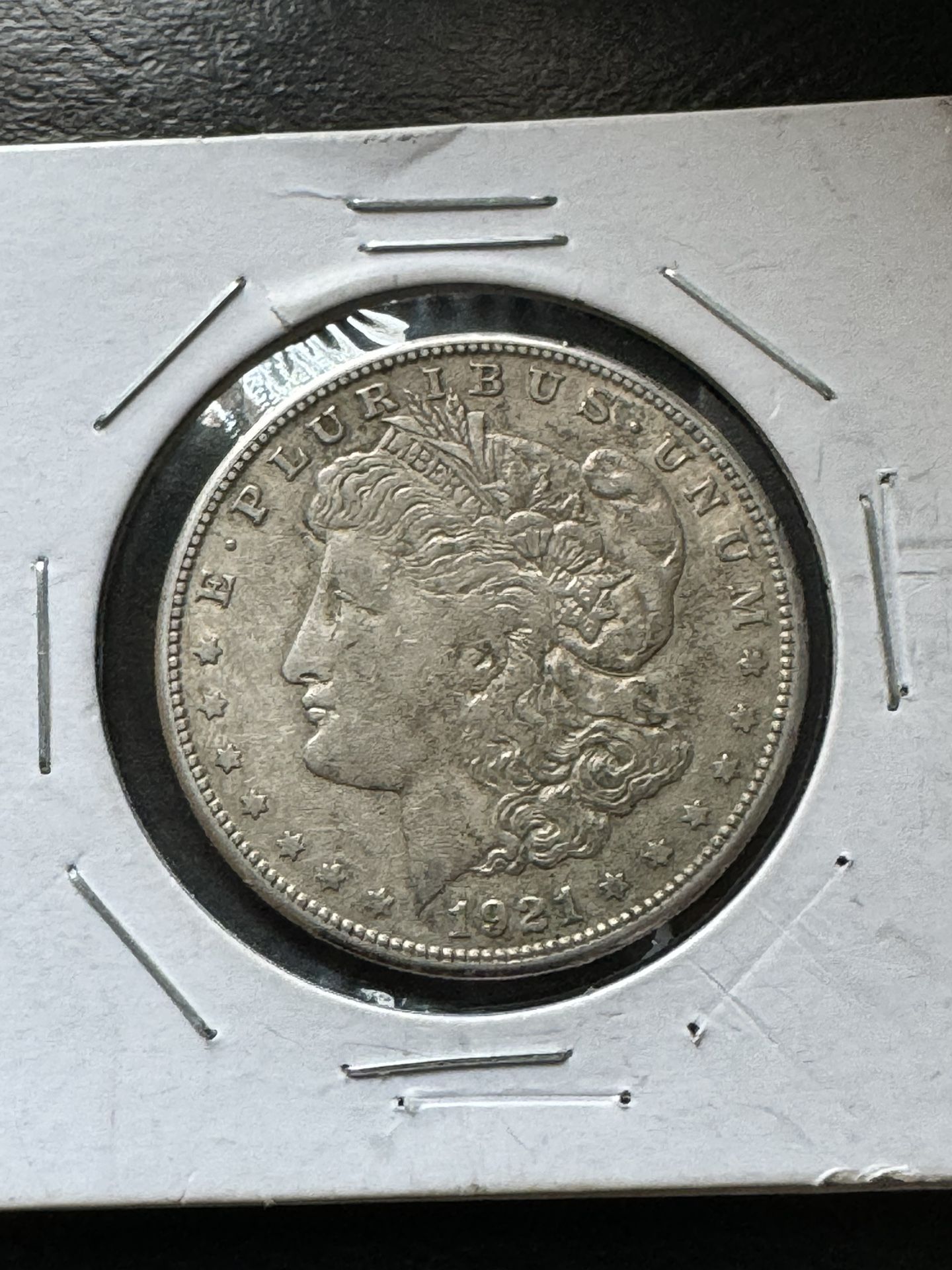 1921 S Morgan Dollar AU 90% Silver $1 US Coin