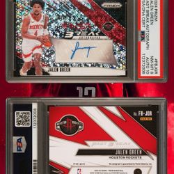 PSA 10 Jalen Green Panini Prizm Fast Break Disco Auto – Rockets/Suns