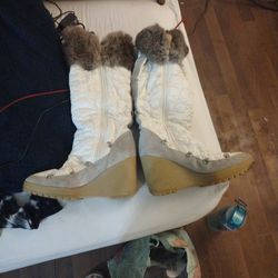 Fur Long Boots