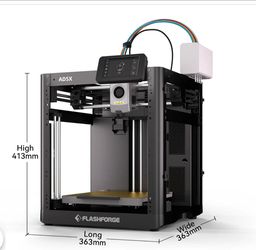 New - half price - 3d Printer -Flashforge AD5X – Multicolor 3D Printer for High-Speed, Full-Color Printing