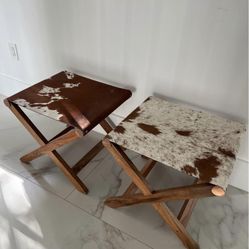 Cowhide Stools