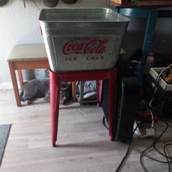 Coca-Cola Beverage Tub With Stand