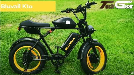 Bluvall Dual Motor 52v 3000w Electric Bicycle 2 battery