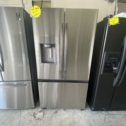 Samsung SS French Door Refrigerator With Wifi Settings 