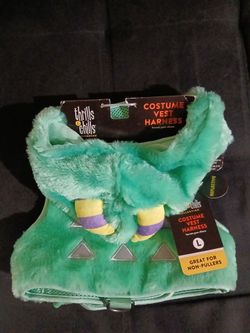 Dog costume vest harness