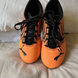 Orange cleats size 1