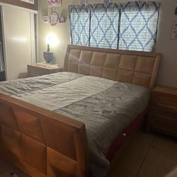 King Size Frame ,dresser & Nightstands