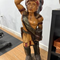 3-foot Cigar Store Indian Great Colors
