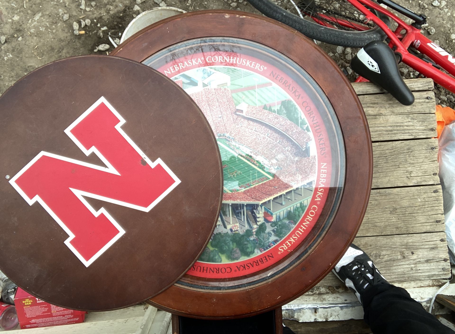 Nebraska Cornhusker’s End Table 