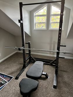 Bench And Squat Rack
