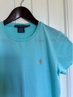 ralph lauren youth M aqua blue like new!👕