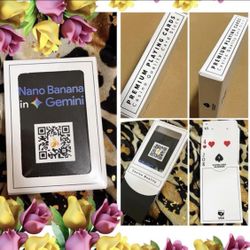 NEW Limited Edition Premium Quality Gemini Nano Banana Playing Card Deck