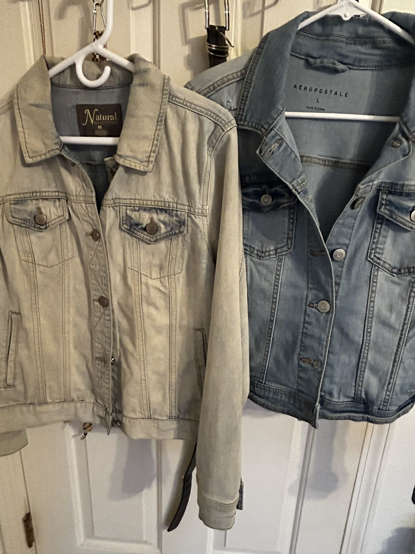 2 Medium Blue Jean Jackets