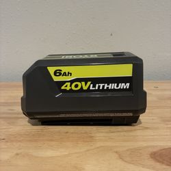 Ryobi 40V Lithium-Ion 6.0 Ah High Capacity Battery