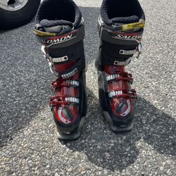 Ski Boots, Helmet, Bag And Goggles- Salomon -size 27.5