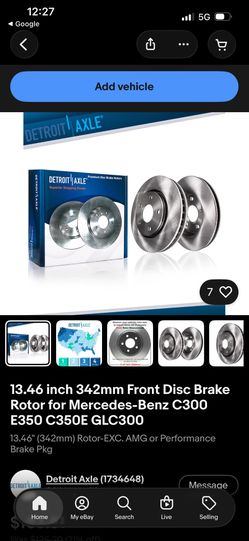 Front And Rear Set Of Brand New Rotors