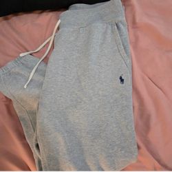 Grey Polo Ralph Lauren Sweatpants Size L