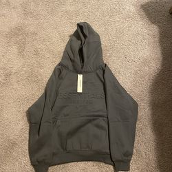 Black Essentials Fear Of God Hoodie