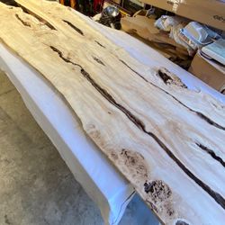 Live Edge Slab Ready For Finishing Process