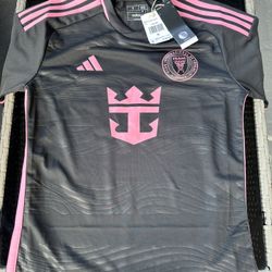 Messi Inter Miami Jersey – Black & Pink – Size S – Brand New with Tags 