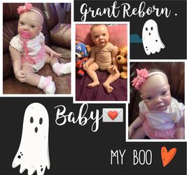 Grant Reborn Baby Girl 22” 8/10 Lbs Aprox . Full Limbs $300 Recojer en  12185 sw 26 st Miami Fl 33175 for Sale in Miami, FL - OfferUp