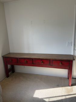 Brown/ Red Cabinet
