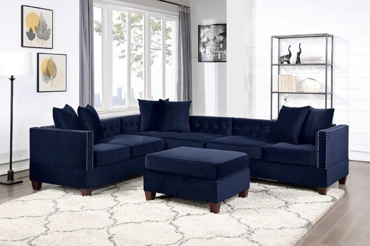 Sectional Sofa + Ottoman