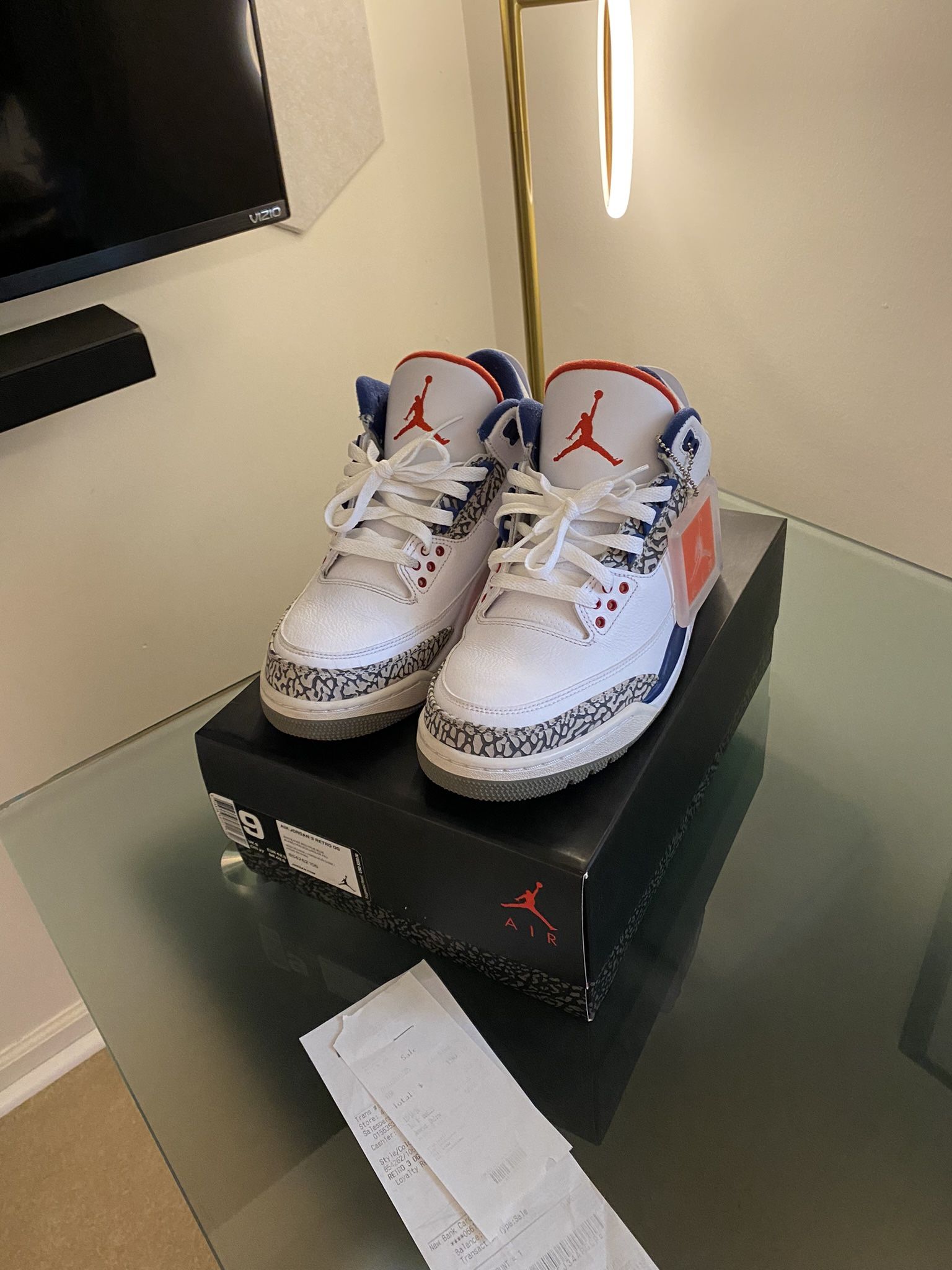 True Blue 3 OG Size 9
