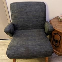 Stylishly Unique Mid Century Upholstered Armchair 