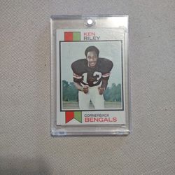 1973 Topps *Ken Riley*  Rookie Card