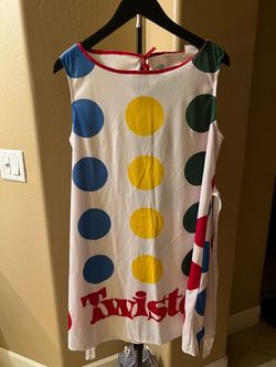 Twister Game Costume Dress women sz 8-10