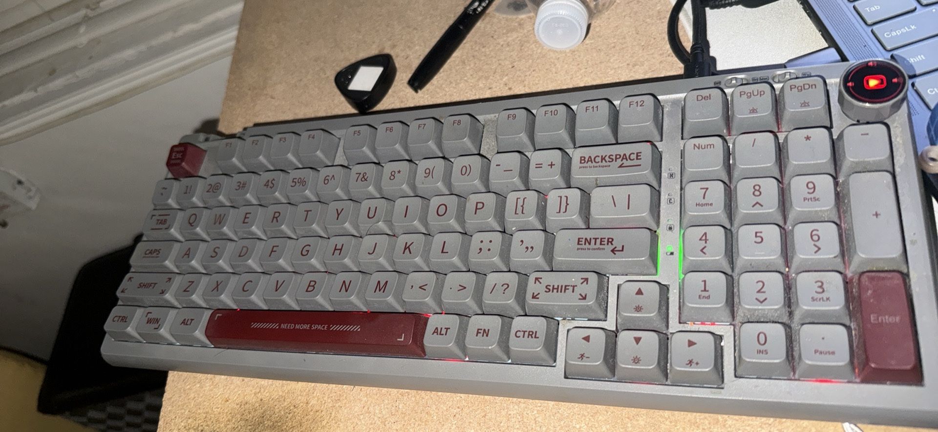 75% gaming keyboard and Logitech superlight mouse