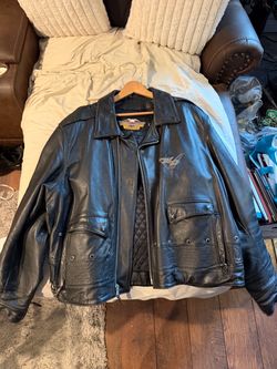 Harley-Davidson Black Leather Motorcycle Jacket