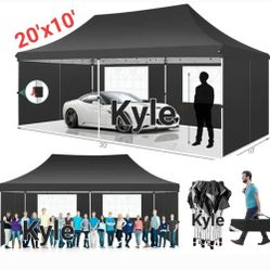10x20 Canopy GazeboTent Party Pop Up With Sides