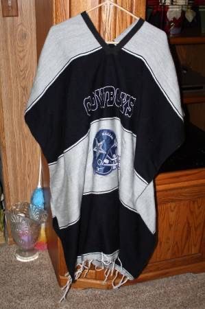 Dallas Cowboys Football NFL Team Adult Poncho
