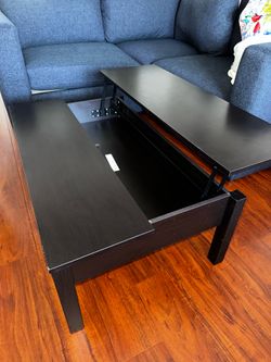 IKEA Black Lift Top Coffee Table