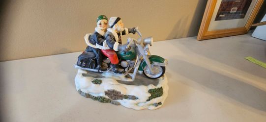 Harley Davidson Christmas Music Box
