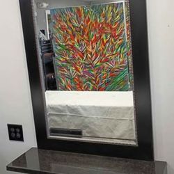 $150 (used-like new) mirror/shelf ***see description for more details***