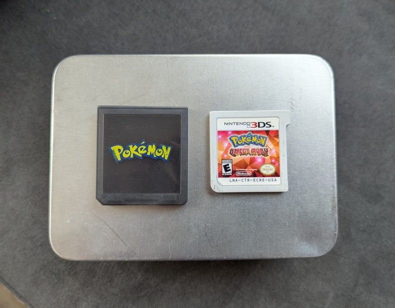 Pokemon Omega Ruby Cartridge