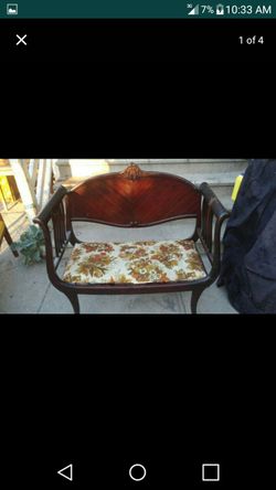 Beautiful designed wooden collectible couch for the low