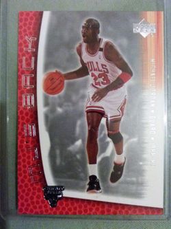 Michael Jordan Upper Deck basketball card in mint condition