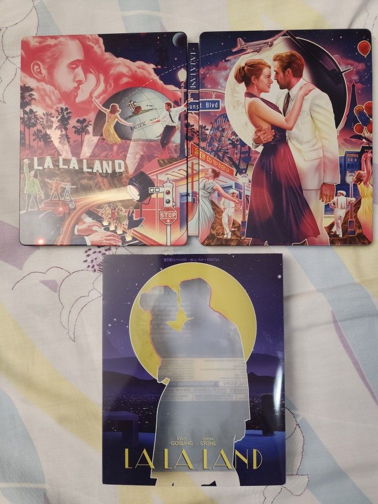 La La Land 4k Steelbook Blu-ray Movie Musical Film Limited Collection Ryan Gosling Emma Stone