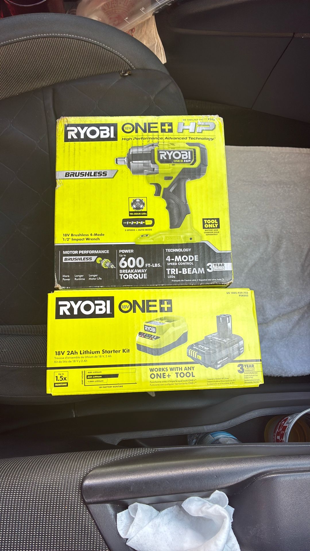 Ryobi Impact Wrench Battery And Charger